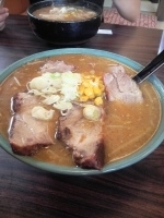 「みそチャーシューメン （チャーシュー6枚）」@手打らーめん 自慢亭の写真