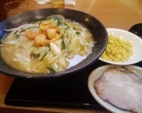 「野菜キムチ味噌ラーメン@コーン@チャーシュー」@ゆきむら亭 長野駅ティリア店の写真