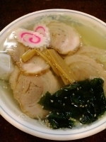 「塩チャーシューメン￥850」@手打ちラーメン 恒の写真