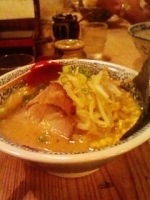 「味噌らーめん700円+モヤシ（無料）」@らーめん百舌の写真