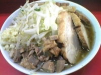 「小 ぶた入り ニンニク野菜 750円」@ラーメン二郎 上野毛店の写真