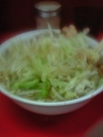 「少ブタ（野菜・ニンニク・カラメちょい）」@ラーメン二郎 小岩店の写真