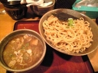 「渓つけめん（濃厚豚骨魚介+太麺） 750円 麺大盛り150円」@食処 渓の写真
