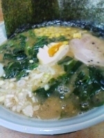 「味噌ラーメン(中盛り)830円」@家系横浜ラーメン 天神家の写真