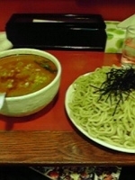 「胡麻珈哩つけ麺大盛り」@桃天花の写真