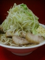 「大豚ダブル（ヤサイマシマシ・ニンニク） 900円」@ラーメン二郎 神田神保町店の写真