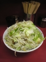 「小ラーメンぶたW（にんにく入り）」@ラーメン二郎 ひばりヶ丘駅前店の写真