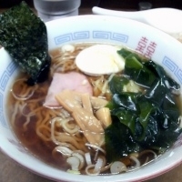 「醤油ラーメン+半チャーハンセット（￥550）」@中華料理 来々軒の写真