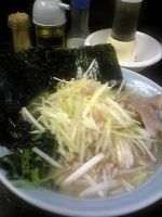 「ネギラーメン 並 麺固 750円」@光家の写真