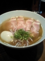 「煮干塩チャーシュー しお味玉」@町田汁場 しおらーめん 進化の写真