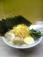 「ネギラーメン 並 海苔増し 玉子」@壱國家 南本宿店の写真