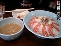 「濃厚 味噌豚つけ麺（750円）」@つけ麺 篠崎屋の写真