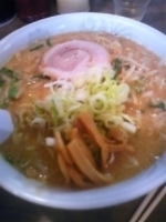 「味噌ラーメン（700円）・大盛り（100円）・サービス-100円」@麺屋 亥龍の写真