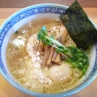 「とりそば（塩） 850円」」@らーめん いまるやの写真