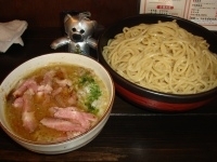 「肉塩つけそば特盛り+170g」@鶏そば専門店 前略。まるきゅうの写真