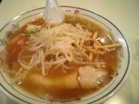 「もやしそば」@中華そば 一力 新横浜ラーメン博物館店の写真