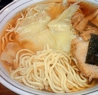 「ワンタンメン大盛り （800円）」@谷ラーメンの写真