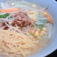 「野菜塩ラーメン （750円）」@らーめん一会の写真