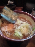 「醤油ラーメン（￥600）+チャーシュー丼（￥300）」@らーめん天空の写真