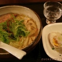 「地鶏魚玉そば 880円」@麺屋宗 -sou- 高田馬場本店の写真