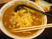 「チーズカレーラーメン890円」@ちょうちん亭の写真