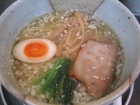 「らーめん 細めん 塩（680円）」@麺屋 番の写真