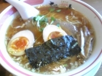 「支那そば（醤油）+煮玉子+豚御飯」@ちばき屋 ARIO亀有店の写真