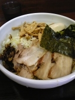 「油そばチャーシュー増し」@喜奴屋の写真