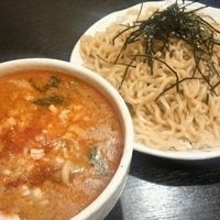 「胡麻珈哩つけ麺（太麺） ￥780」@桃天花の写真