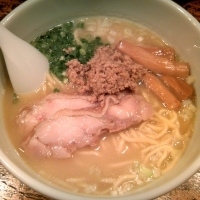 「白鶏らーめん 680円」@鶏の穴の写真