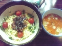 「ひやし坦々つけ麺」@AFURI 恵比寿の写真