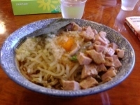 「まぜそば+肉増し（ニンニク少な目）」@らーめん・つけめん 虎心の写真