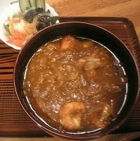 「ジャワボーイ+エビ(5個)+チキン(鶏肉4個)」@世界のらーめん 貴陽の写真