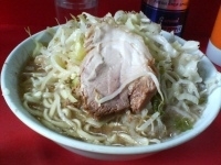 「ラーメン（ニンニク、野菜）」@ラーメン二郎 三田本店の写真