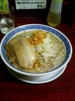 「ふじ麺 680円 野菜少なめ」@明神角ふじの写真