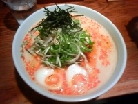 「胡麻ダレスープの辛いラーメン \\800 （メニューに無し）」@麺や天鳳 方南町店の写真