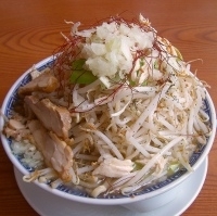 「バジル塩ふじ麺  800円」@常勝軒 伊勢崎総本店の写真