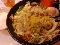 「南蛮カレー麺温玉のせ（大盛）半ライスサービス 850円+100円」@南蛮麺処NOCCHIの写真