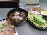 「焦がし醤油つけ麺 大盛り 1100円」@玉川大盛軒の写真