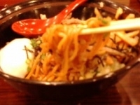 「油そば780円」@らーめん粋家 上野店の写真