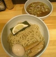 「つけめん+味染卵」@ら〜めん台風。の写真