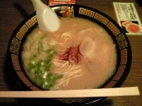 「ラーメン（こい味,あっさり,1片分,白ネギ・青ネギ,あり,基本,」@一蘭 東京ドームシティ・ラクーア店の写真