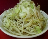 「ラーメン豚入 ヤサイ ニンニク」@ラーメン二郎 ひばりヶ丘駅前店の写真