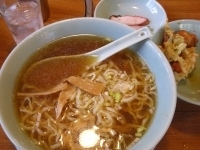 「手打ちラーメン+からあげどんぶりミニ900円」@おだ亭の写真
