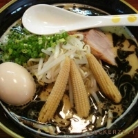 「味噌らぁ〜めん 650円 + 味玉 100円」@らぁ〜めん ぶぃスリーの写真