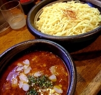 「アーモンド担々つけ麺 900円（中辛）」@和風つけ麺 轍の写真