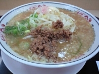 「肉ミソラーメン とろ玉入り(600円)」@丸醤屋 northport mall店の写真