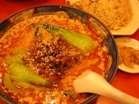 「坦々麺997円炒飯」@中国料理 一番の写真