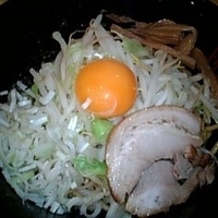 「油めん 780円+炊き込み御飯（ランチサービス）」@さんばの写真