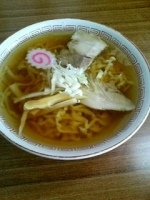 「極太中華 520円」@食堂なまえの写真